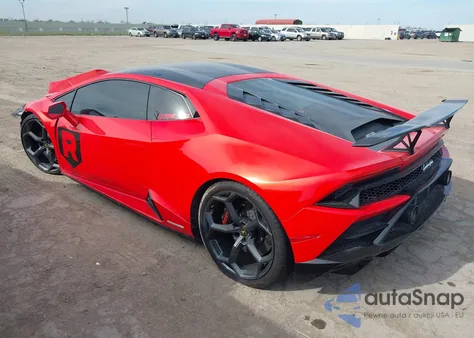 2020 Lamborghini Huracan Evo z USA, uszkodzony, nr VIN ZHWUF4ZF5LLA14214
